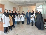 گزارش تصویری از حضور ریاست محترم مرکز بهداشت در مراکز خدمات جامع سلامت سوم خرداد و امامیه به مناسبت روز جهانی ماما